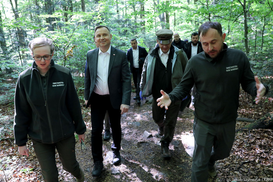 Prezydent Andrzej Duda odwiedził region świętokrzyski 