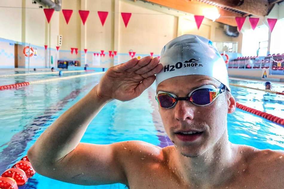 Niewidomy pływak z Kielc nominowany w plebiscycie na sportowca roku