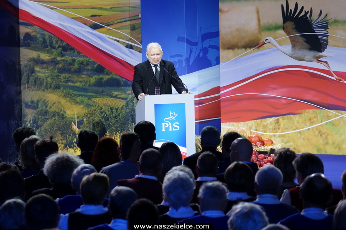 Prezes PiS Jarosław Kaczyński odwiedzi Kielce i Ostrowiec