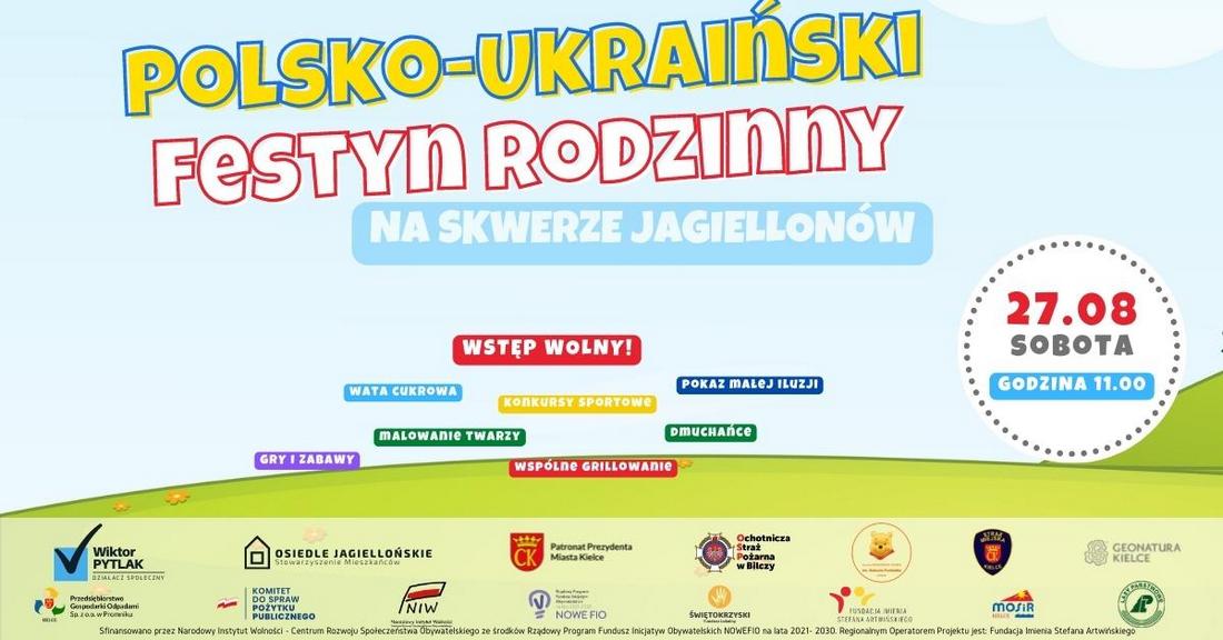 Polsko Ukraiński Festyn Rodzinny na Skwerze Jagiellonów