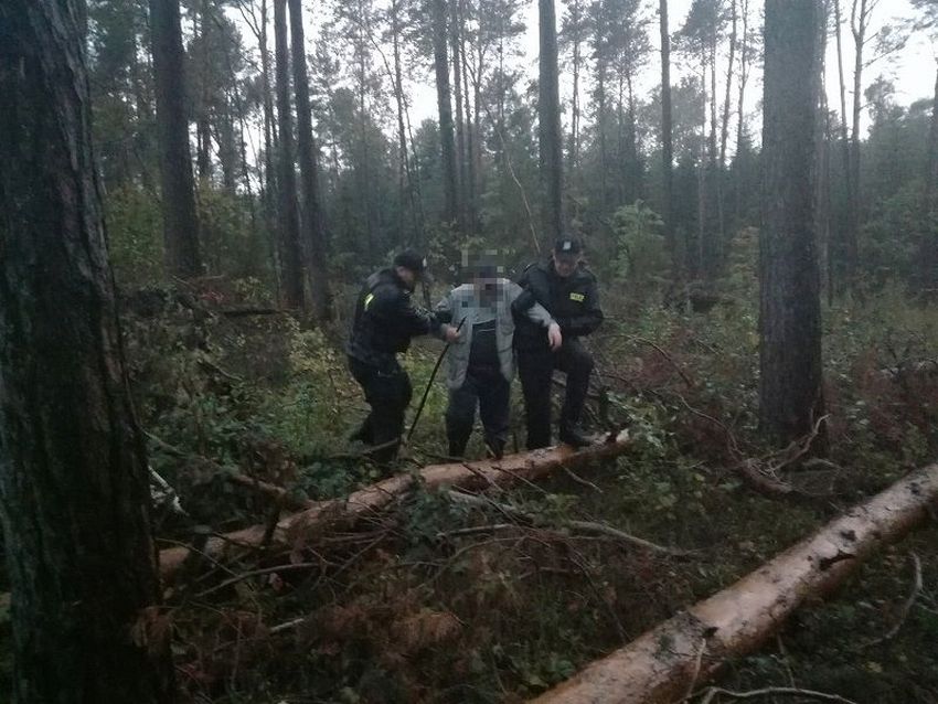 Policjanci odnaleźli zaginionego grzybiarza
