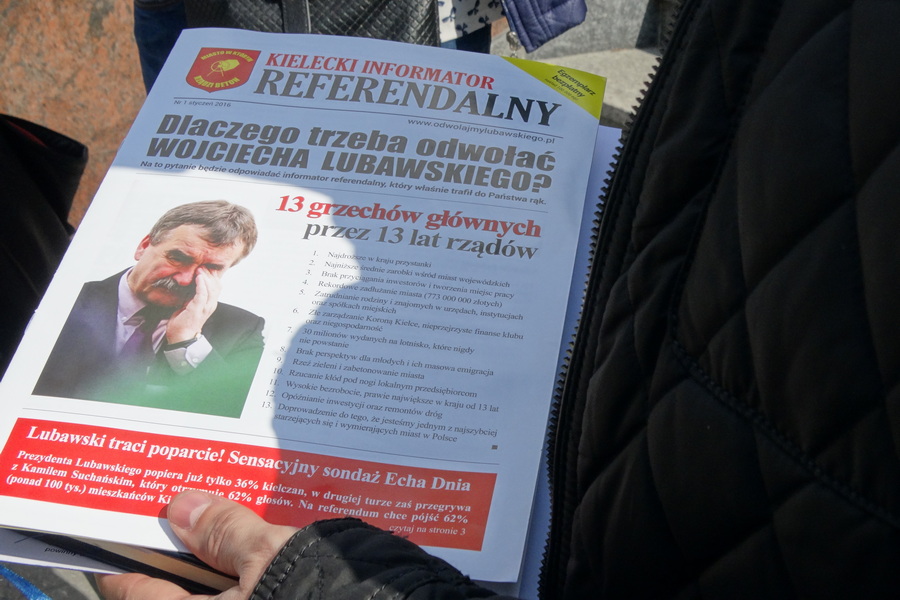  Prezydent Kielc przegrał w sądzie z organizatorem referendum