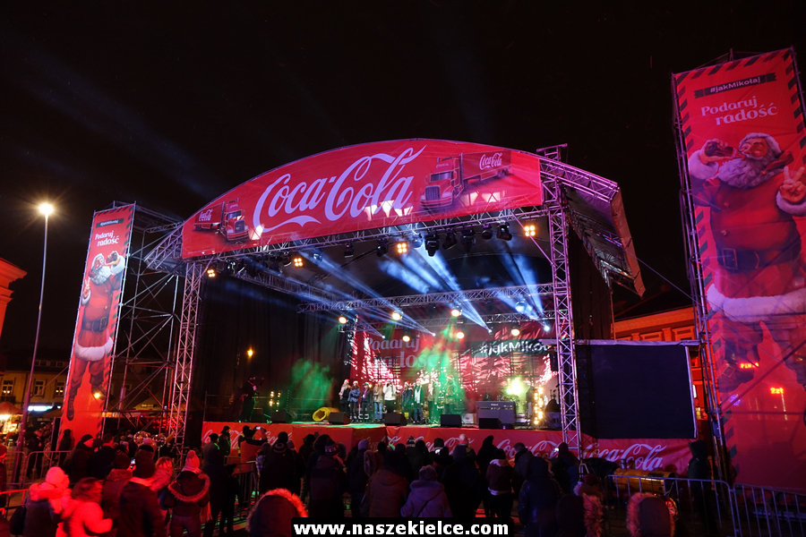 Coca Cola na Rynku w Kielcach 15.12.2018