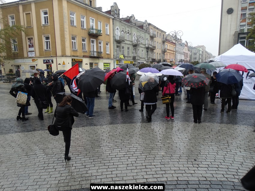 Czarny protest w Kielcach 03.10.2017