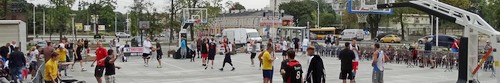 kielce sport Grali w kosza pod WDK (zdjęcia,video)