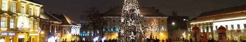 kielce wiadomości Kielce świątecznie udekorowane- prezydent włączył choinkę na R