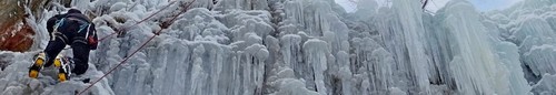 kielce wiadomości Alpiniści wspinają się po lodospadzie na Kadzielni. „Szklana g