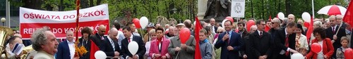 kielce wiadomości Ulicami Kielc przeszedł pochód pierwszomajowy (zdjęcia,video)
