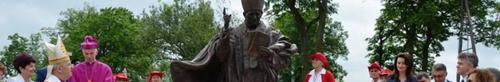 kielce wiadomości Pomnik Jana Pawła II stanął w 25 rocznicę pielgrzymki papieża 