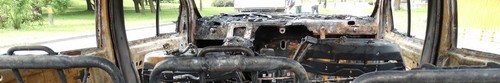 kielce wiadomości W środku nocy spłonął samochód  (zdjęcia) 
