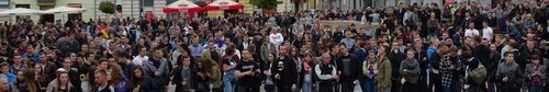 kielce wiadomości Tłumy przyszły na wiec Janusza Korwina-Mikke na Placu Artystów