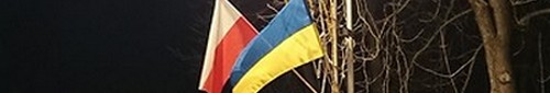 kielce wiadomości Kielce solidarne z Ukrainą – w mieście zawisło 100 flag