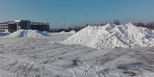 kielce wiadomości Targi Kielce już odśnieżone. Wywieźli 4000 ton śniegu