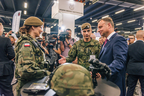kielce wiadomości Prezydent Andrzej Duda odwiedził MSPO 