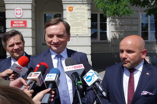 kielce wiadomości Minister Zbigniew Ziobro odwiedził Kielce 