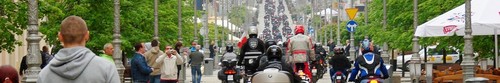 kielce wiadomości Parada motocyklistów ulicą Sienkiewicza 