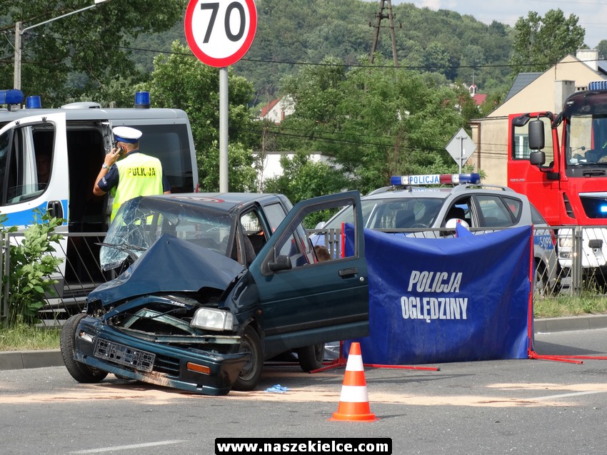 Śmiertelny wypadek na ulicy Krakowskiej 21.06.2016 