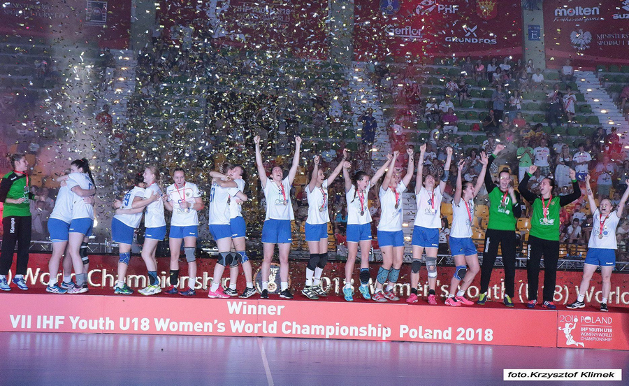 Zakończenie Mistrzostw Świata kobiet do lat 18 w Kielcach 19.08.2018