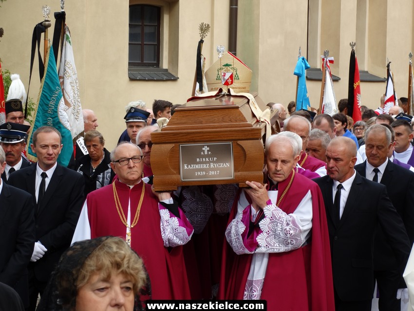 Pogrzeb biskupa seniora Kazimierza Ryczana 19.09.2017