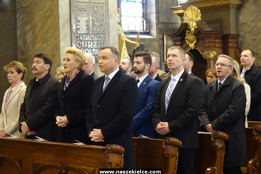 Prezydenci Polski i Węgier w Kielcach 23.03.2019