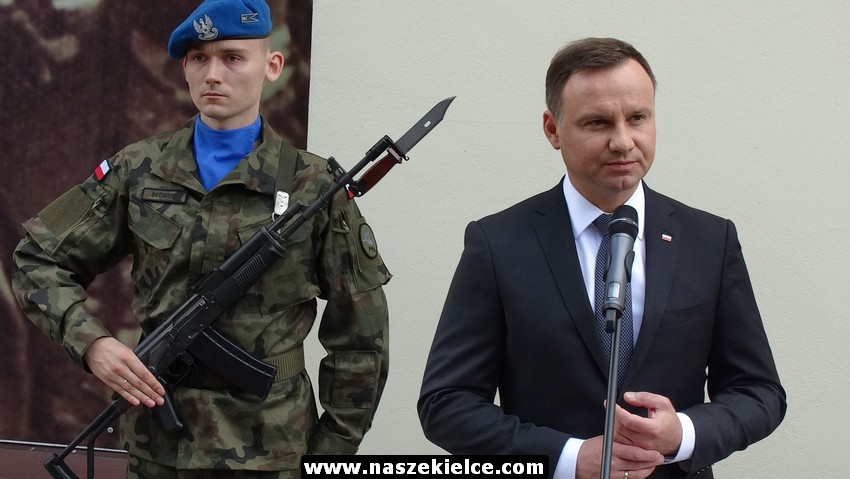  Prezydent Andrzej Duda odwiedził Kielce 04.07.2016 