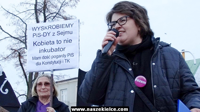 Strajk Kobiet w Kielcach 24.10.2016