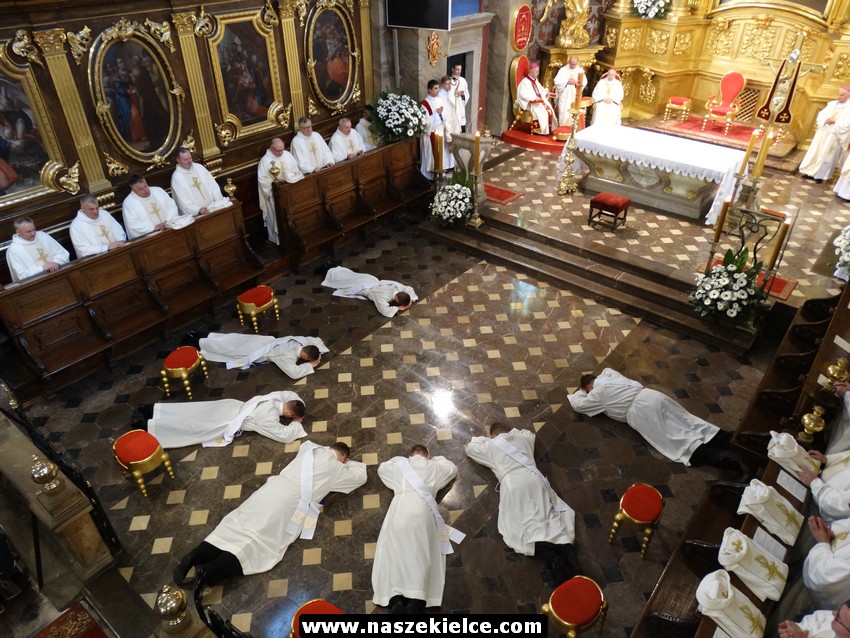 Święcenie diakonów w Bazylice Katedralnej 27.05.2017