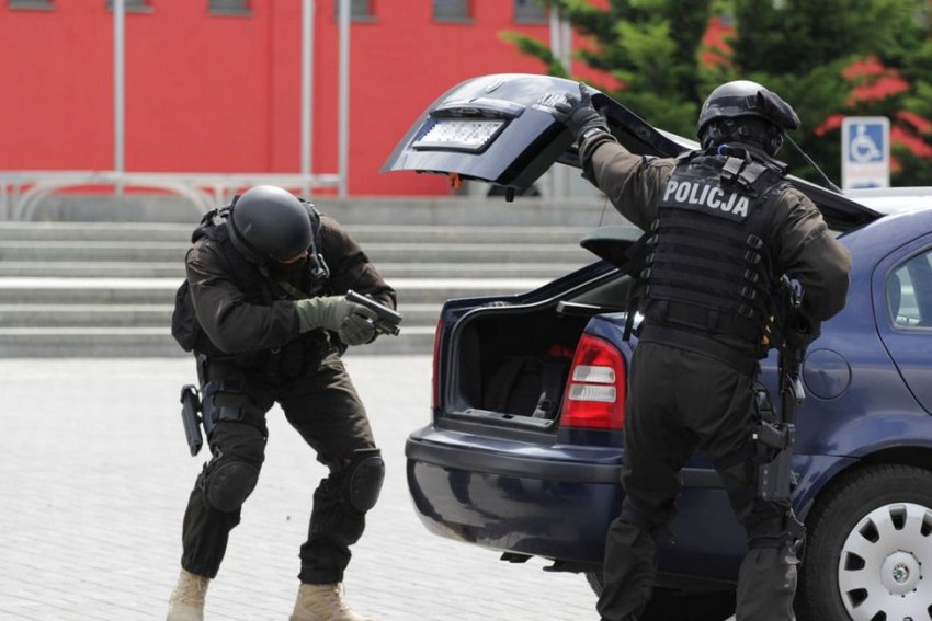  Policyjne ćwiczenia w Targach Kielce 28.06.2016