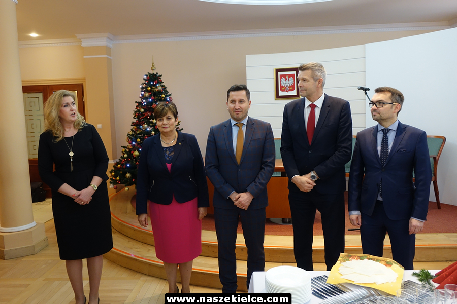 Spotkanie świąteczne prezydenta Kielc z dziennikarzami 19.12.2018