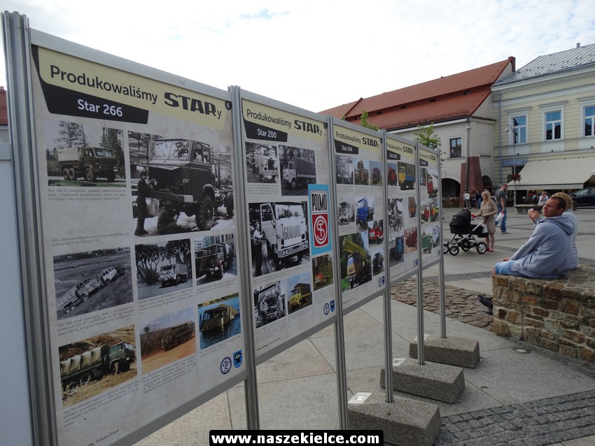 Wystawa Starachowickich Zakładów na Rynku w Kielcach 26.07.2017